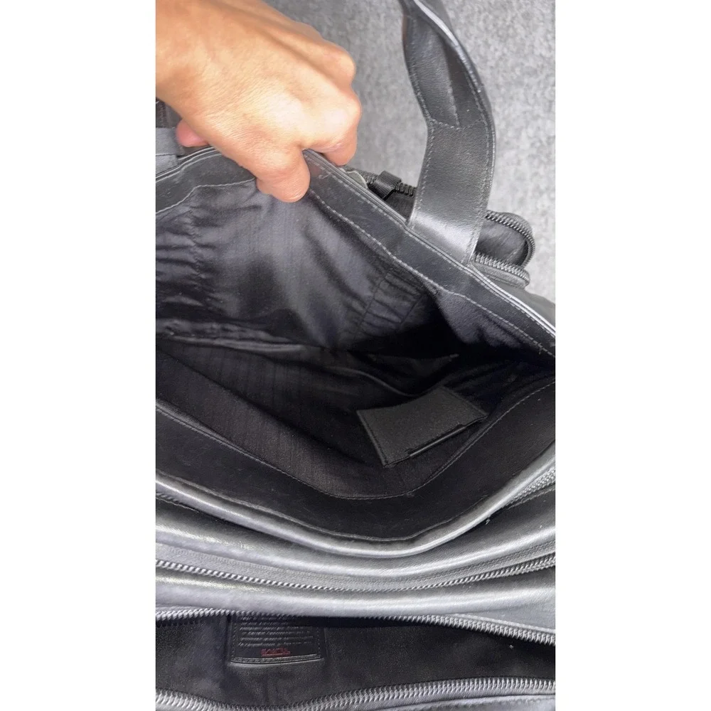 Tumi Leather Laptop Bag 16